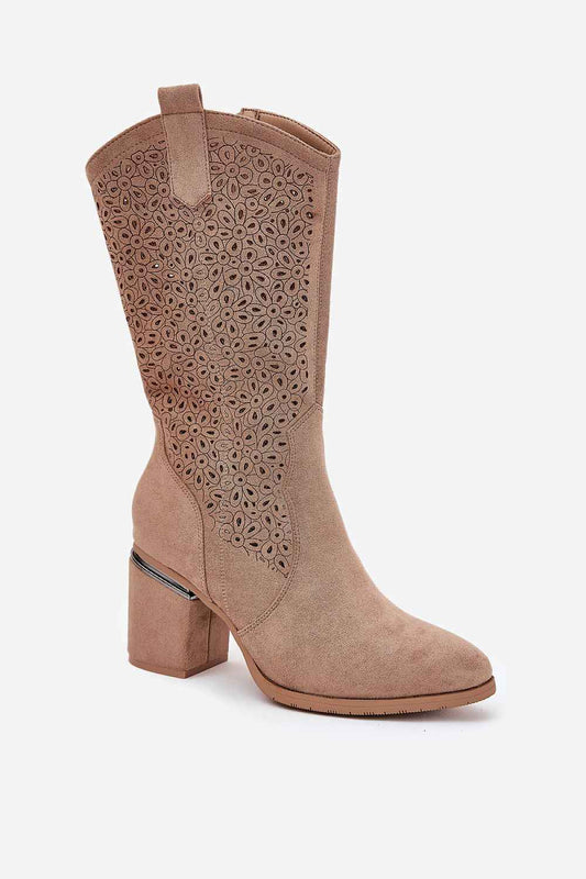 Bottes ajourées Step in style