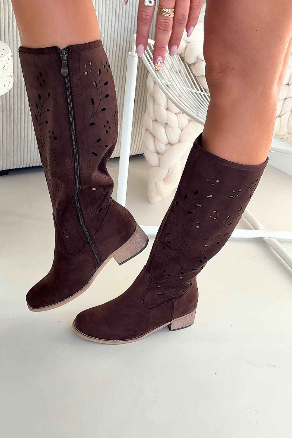 Bottes ajourées Step in style