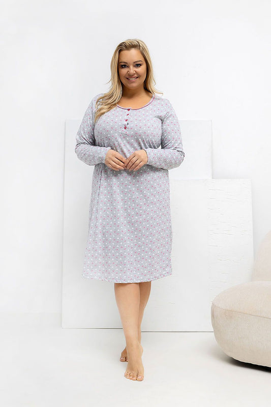 Chemise de nuit Plus Size model 223309 Forever Pink
