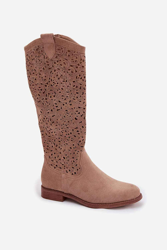Bottes ajourées Step in style