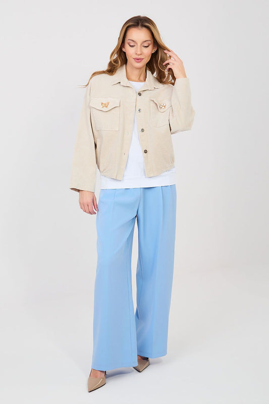 Veste en velours côtelé model 224979 Rue Paris