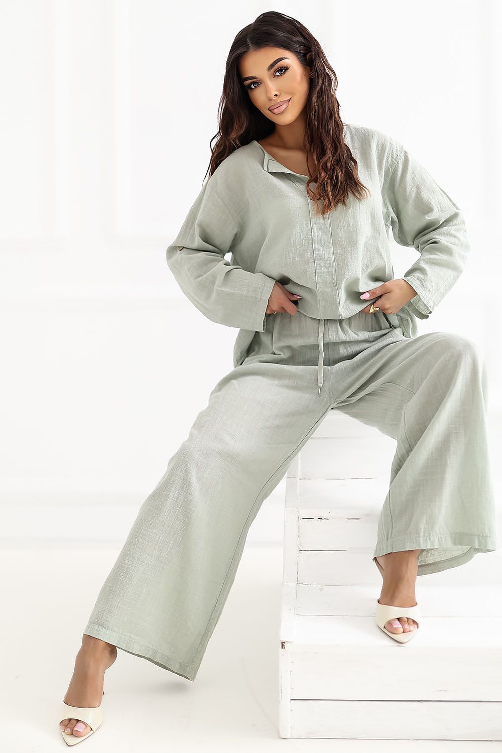 Pantalon femme model 226445 Italy Moda
