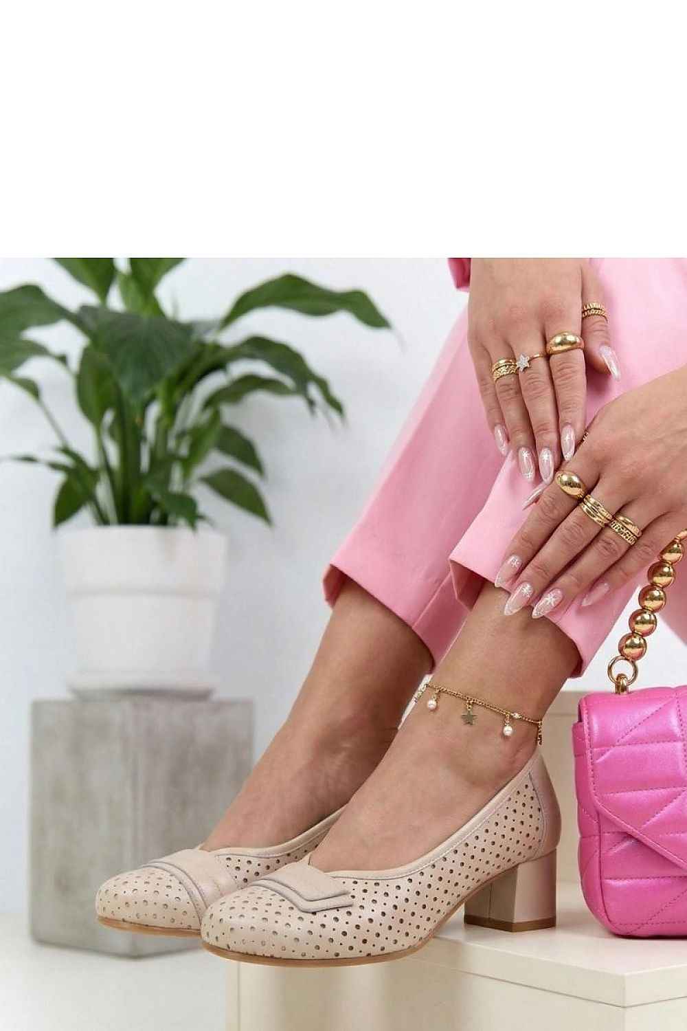Escarpins talon large Solea