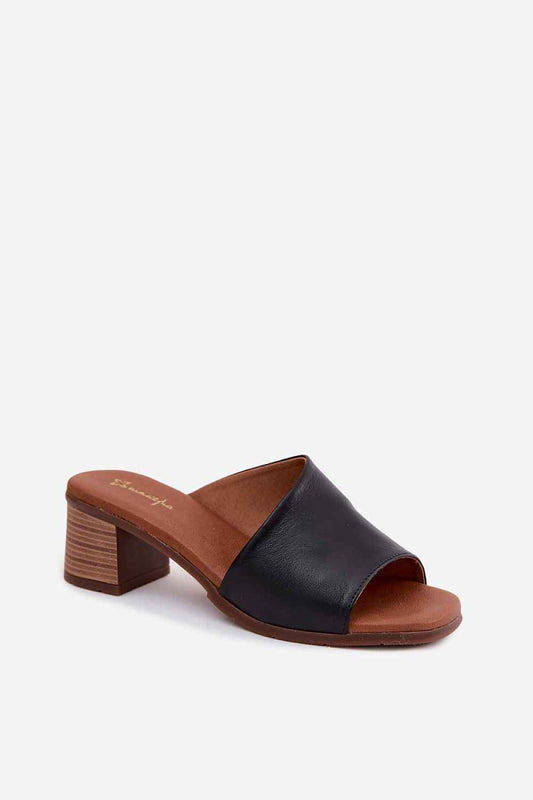 Des mules à talons Step in style