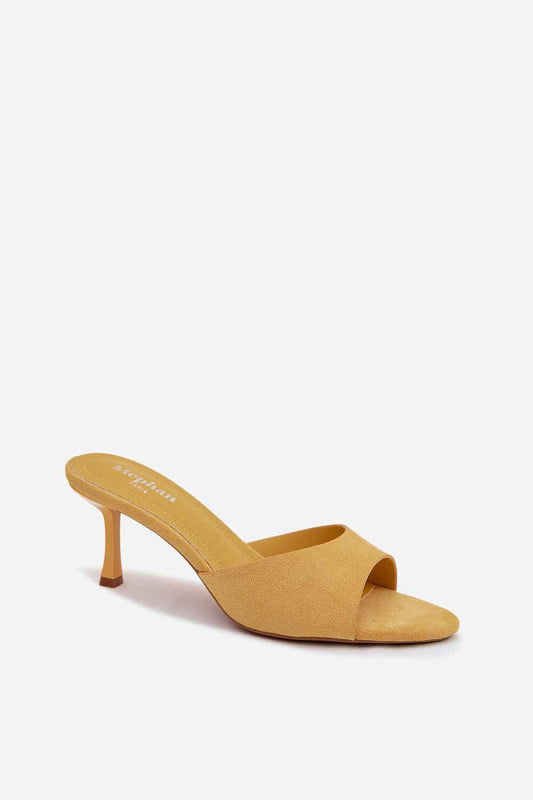 Des mules à talons Step in style