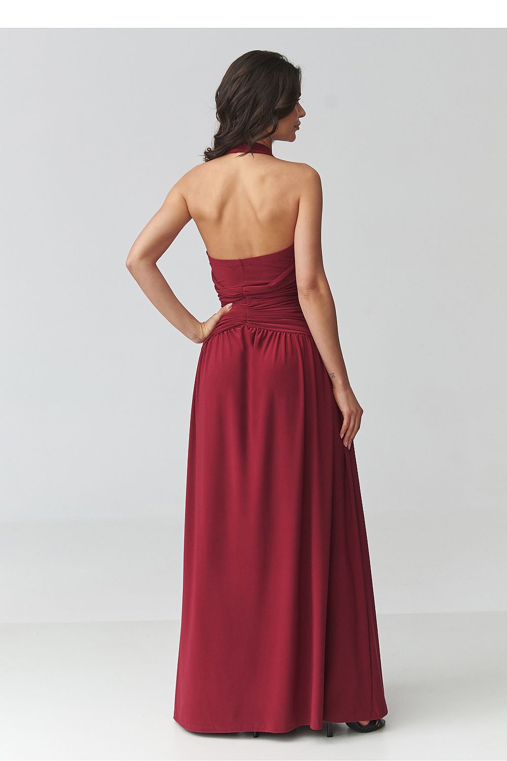 Robe longue model 228324 Makadamia