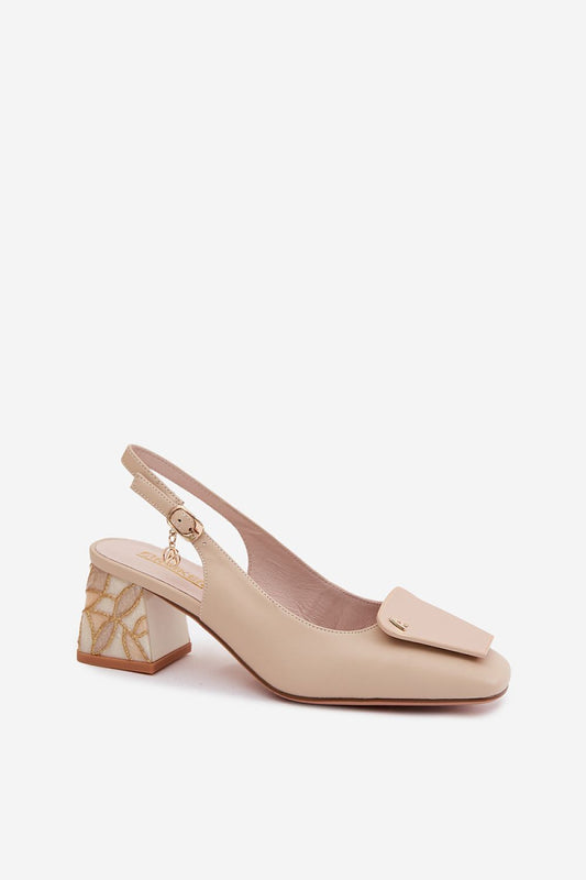 Escarpins talon large model 228407 Step in style