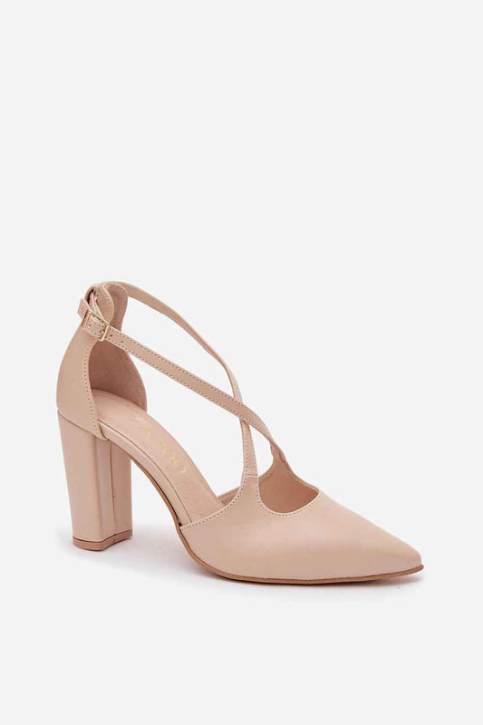 Escarpins talon large Step in style