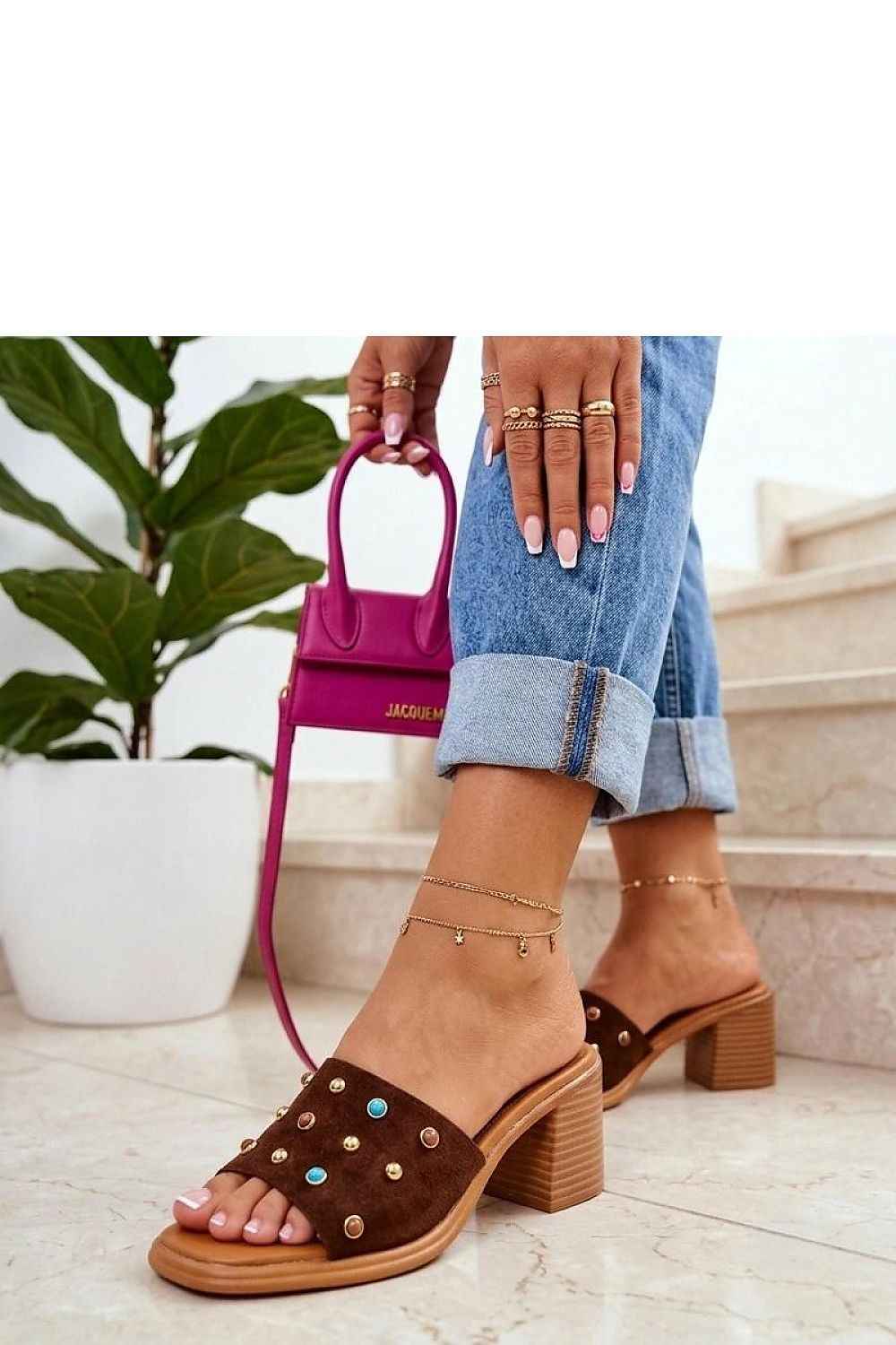 Des mules à talons Solea