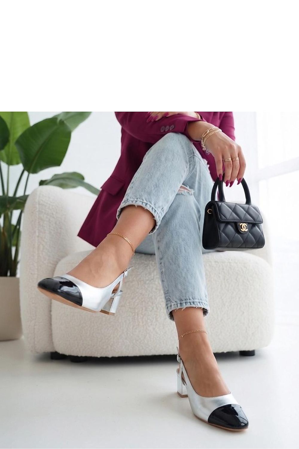 Escarpins talon large Solea