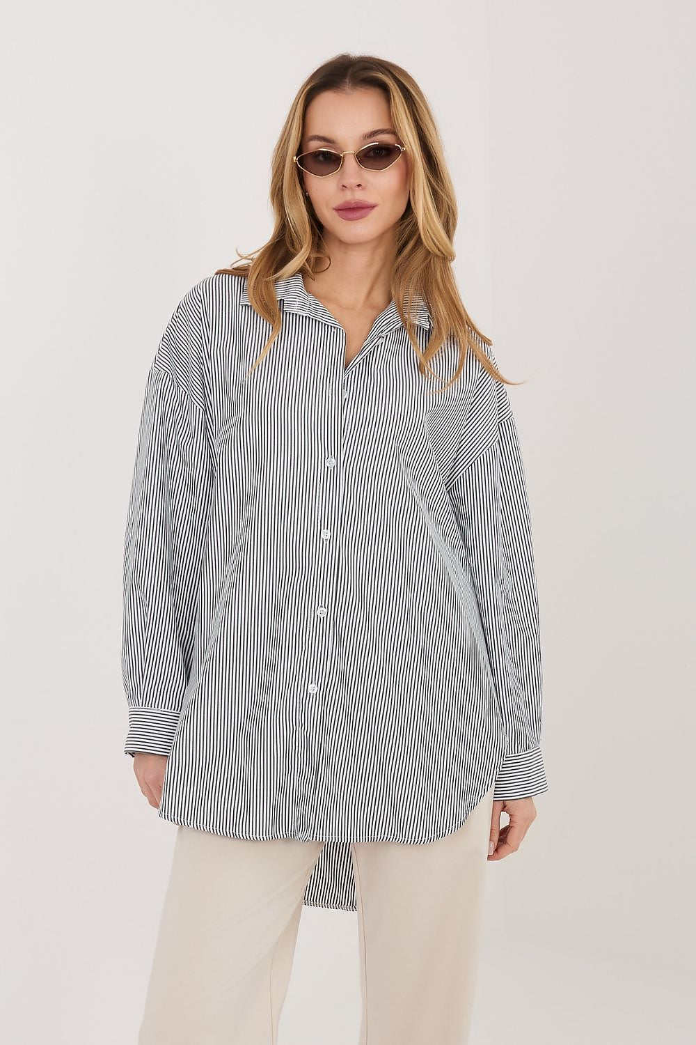 Chemise manche longue model 231522 Italy Moda