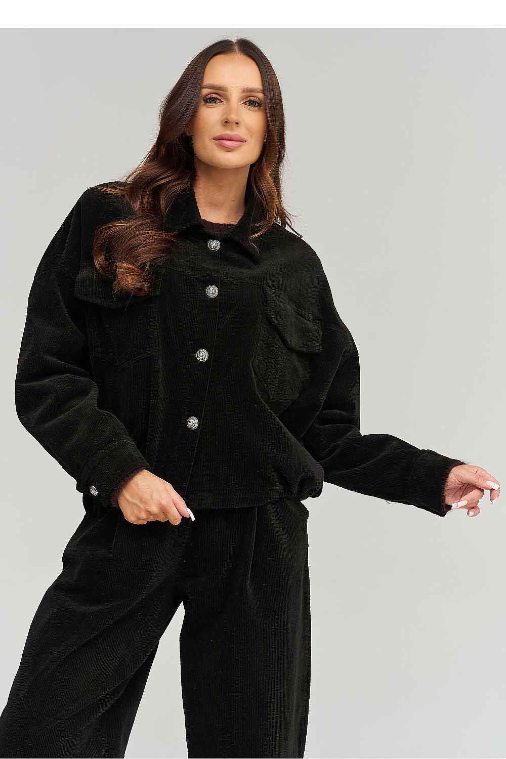 Veste en velours côtelé Makadamia