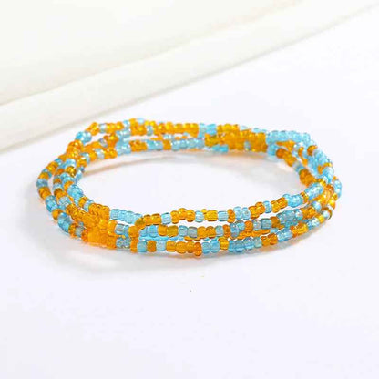 Bracelets en perles multicolores - PERLES DE HANCHES - Accessoires chic et Tendance