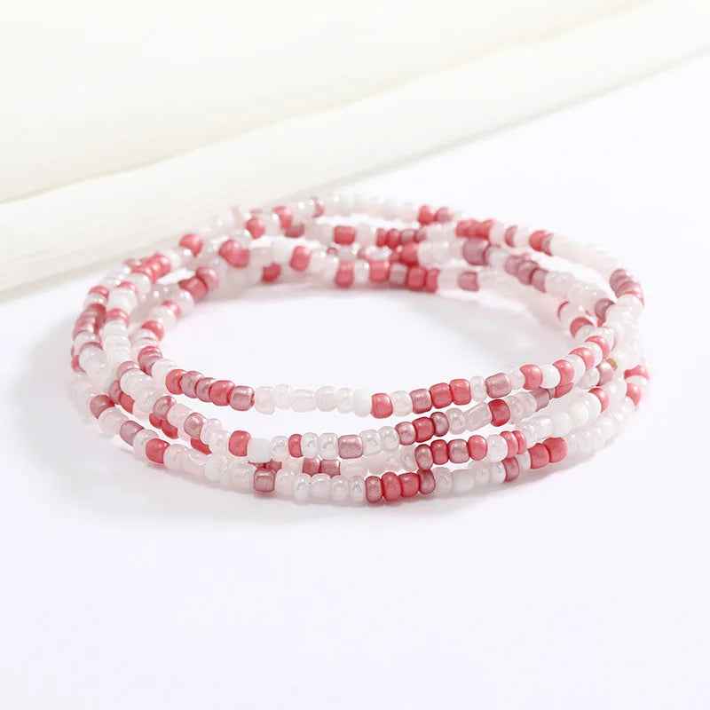 Bracelets en perles multicolores - PERLES DE HANCHES - Accessoires chic et Tendance