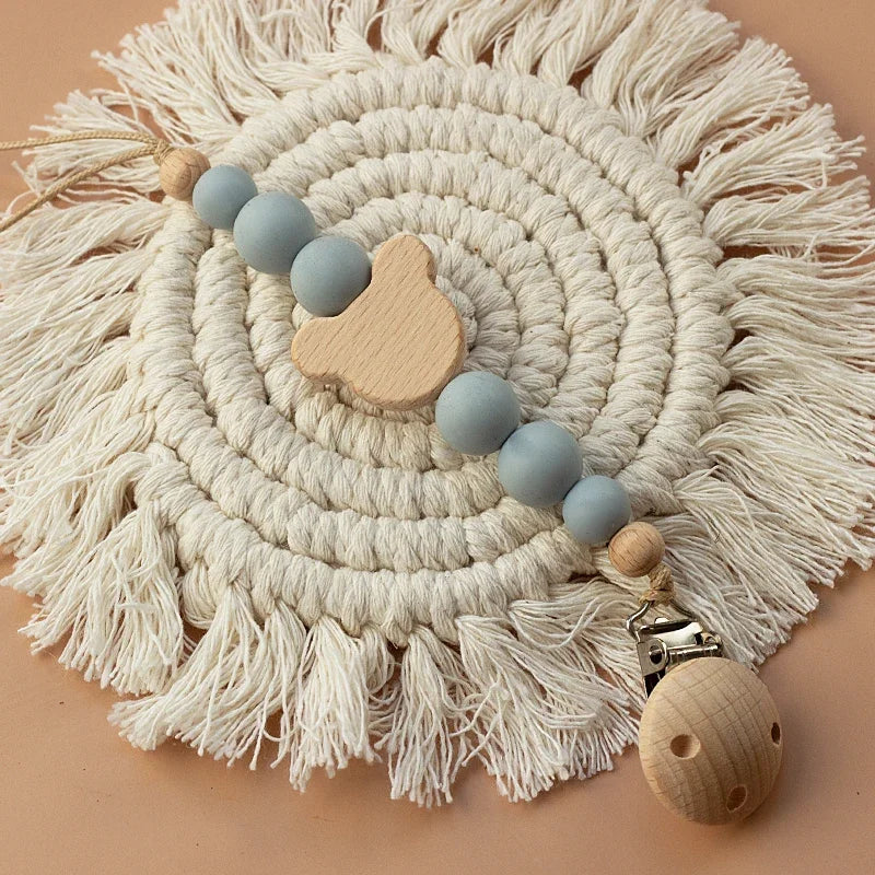 Attache tétine personnalisable en silicone