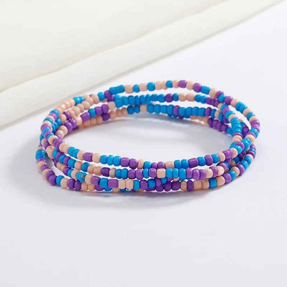 Bracelets en perles multicolores - PERLES DE HANCHES - Accessoires chic et Tendance