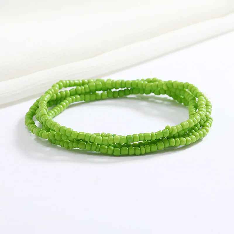 Bracelets en perles multicolores - PERLES DE HANCHES - Accessoires chic et Tendance