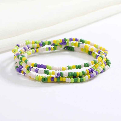 Bracelets en perles multicolores - PERLES DE HANCHES - Accessoires chic et Tendance