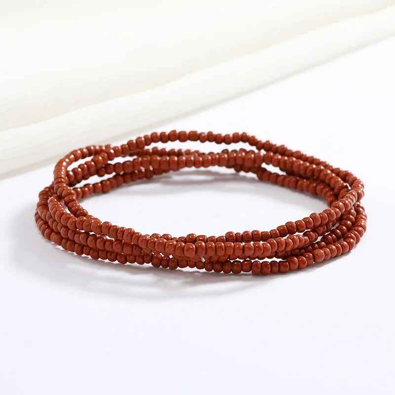 Bracelets en perles multicolores - PERLES DE HANCHES - Accessoires chic et Tendance