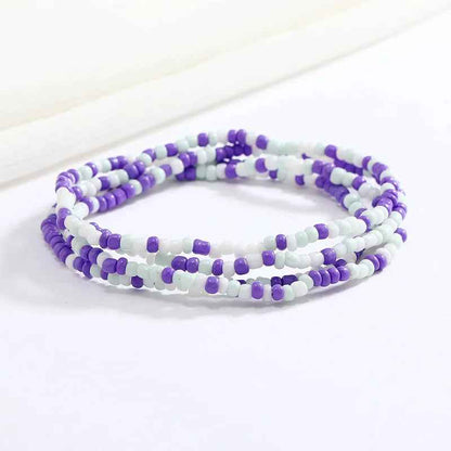 Bracelets en perles multicolores - PERLES DE HANCHES - Accessoires chic et Tendance