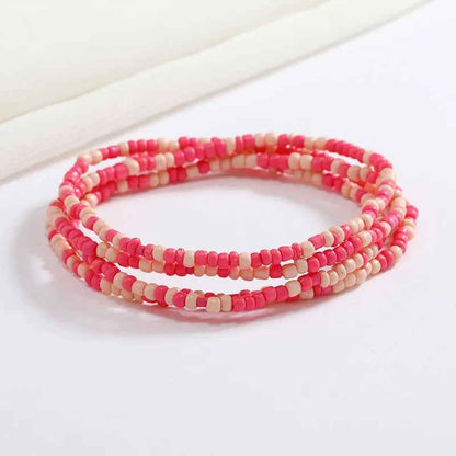 Bracelets en perles multicolores - PERLES DE HANCHES - Accessoires chic et Tendance