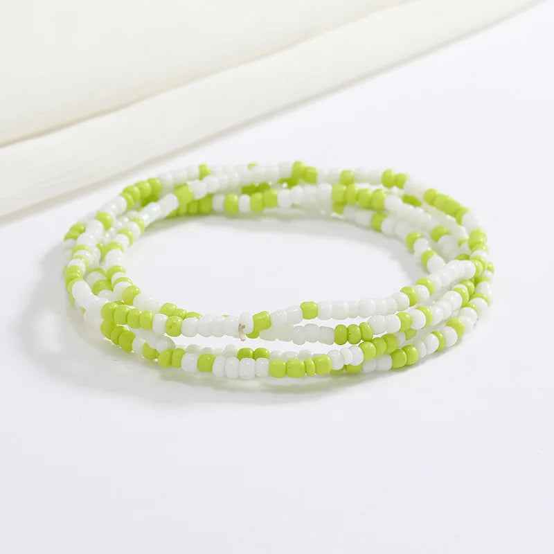 Bracelets en perles multicolores - PERLES DE HANCHES - Accessoires chic et Tendance