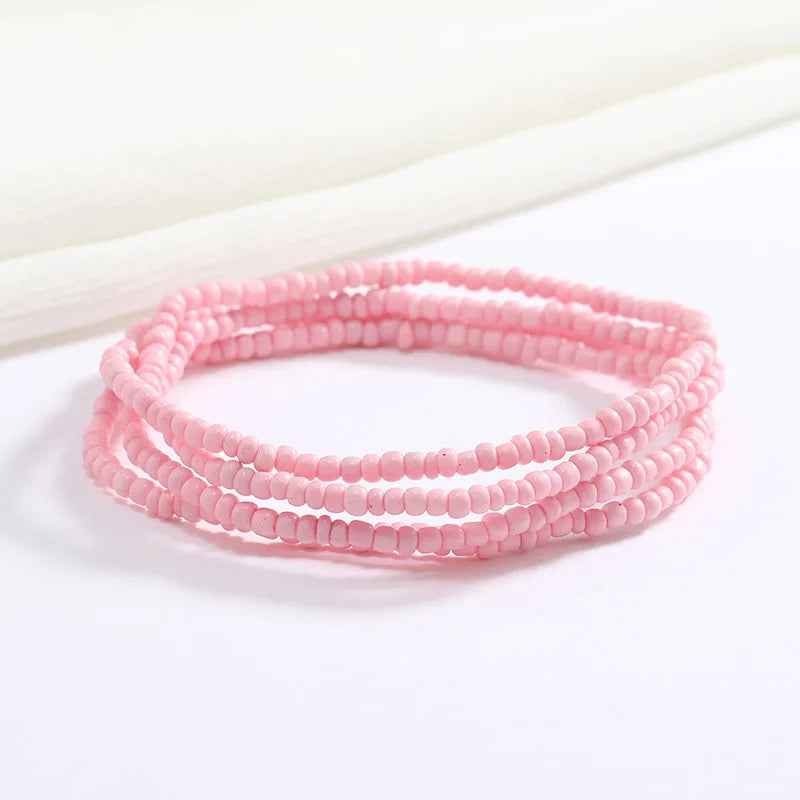 Bracelets en perles multicolores - PERLES DE HANCHES - Accessoires chic et Tendance