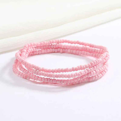 Bracelets en perles multicolores - PERLES DE HANCHES - Accessoires chic et Tendance