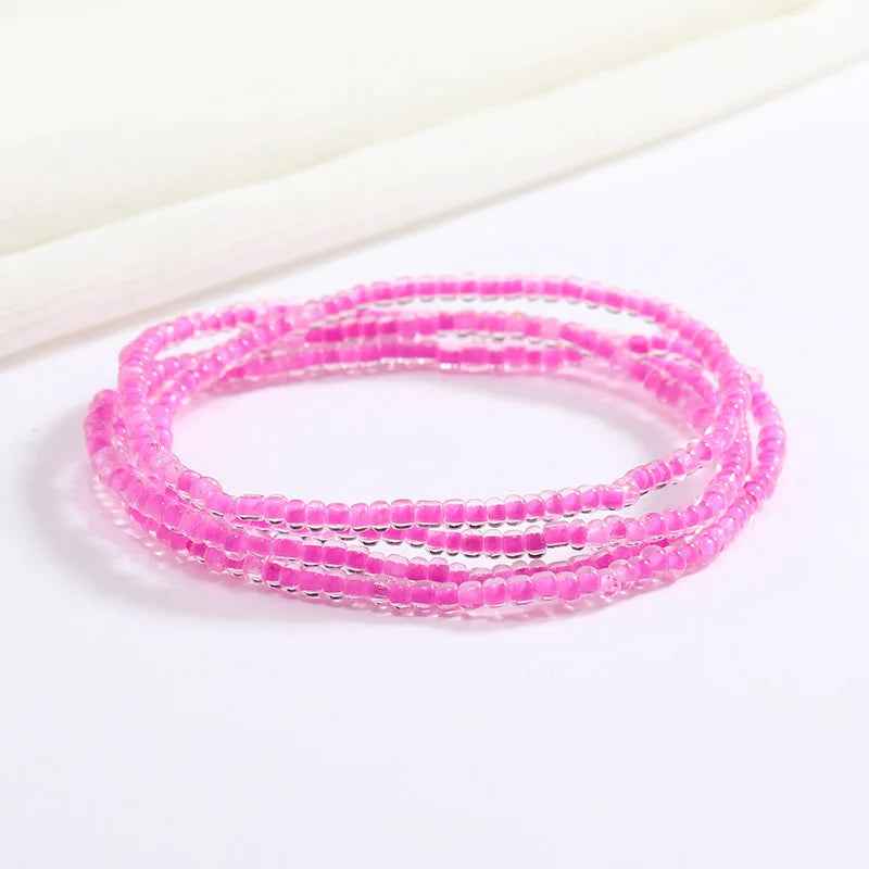 Bracelets en perles multicolores - PERLES DE HANCHES - Accessoires chic et Tendance