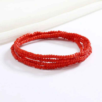 Bracelets en perles multicolores - PERLES DE HANCHES - Accessoires chic et Tendance