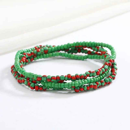 Bracelets en perles multicolores - PERLES DE HANCHES - Accessoires chic et Tendance