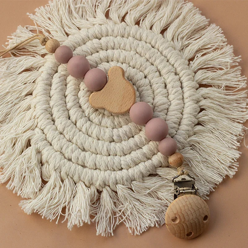 Attache tétine personnalisable en silicone