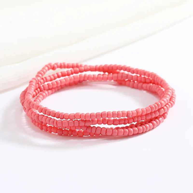 Bracelets en perles multicolores - PERLES DE HANCHES - Accessoires chic et Tendance