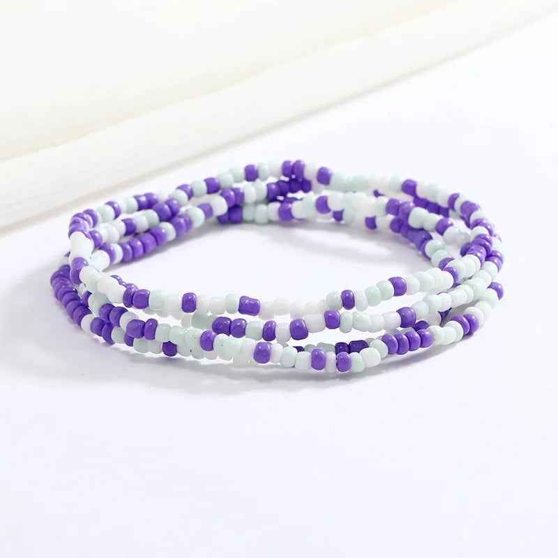 Bracelets en perles multicolores - PERLES DE HANCHES - Accessoires chic et Tendance