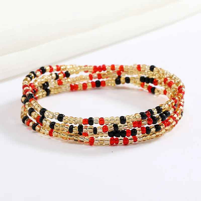 Bracelets en perles multicolores - PERLES DE HANCHES - Accessoires chic et Tendance