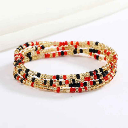 Bracelets en perles multicolores - PERLES DE HANCHES - Accessoires chic et Tendance