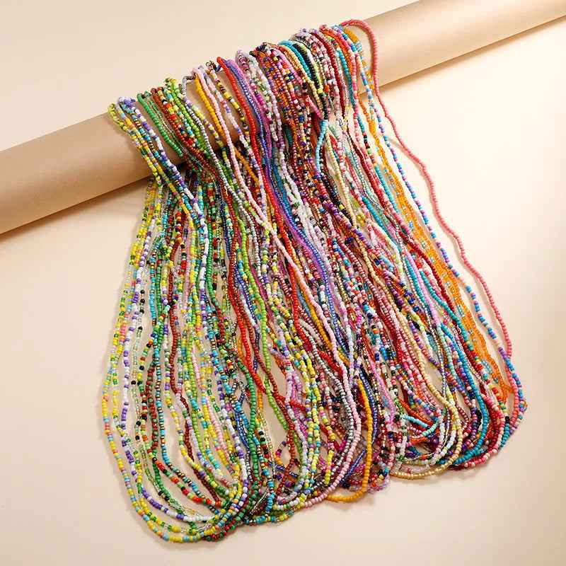 Bracelets en perles multicolores - PERLES DE HANCHES - Accessoires chic et Tendance