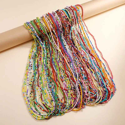 Bracelets en perles multicolores - PERLES DE HANCHES - Accessoires chic et Tendance