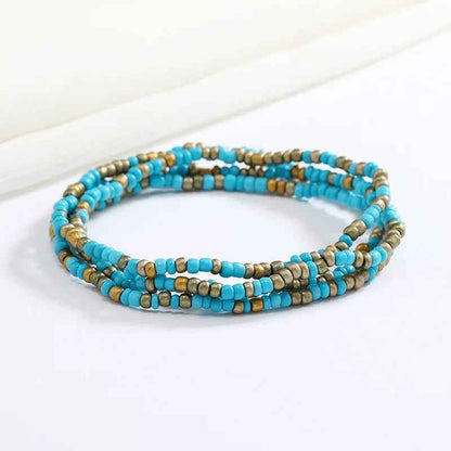 Bracelets en perles multicolores - PERLES DE HANCHES - Accessoires chic et Tendance