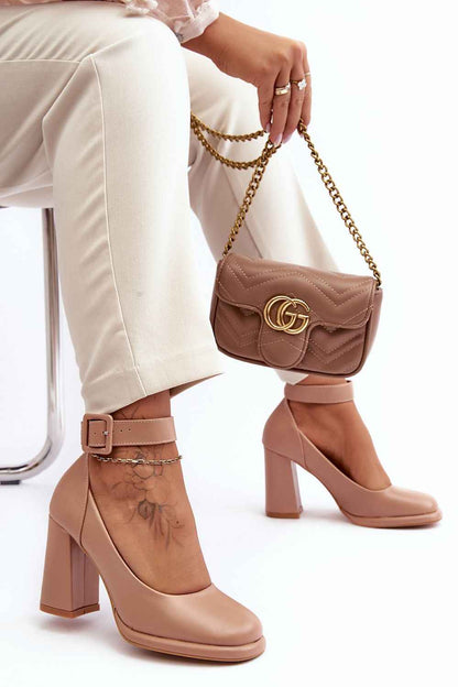 Escarpins talon large Step in style