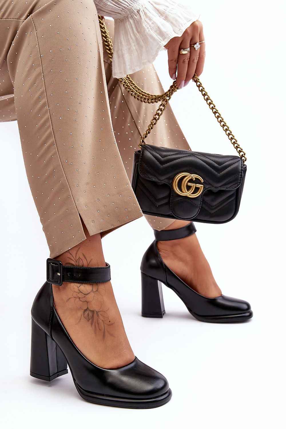 Escarpins talon large Step in style