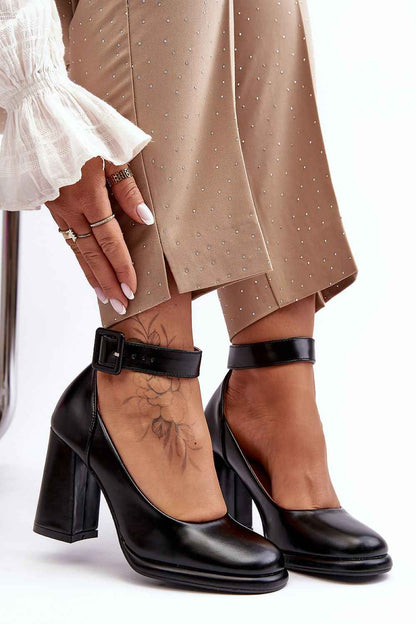 Escarpins talon large Step in style