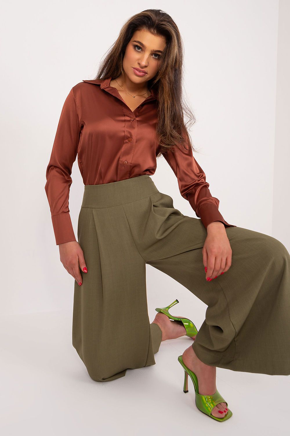  Pantalon femme model 192507 Italy Moda 