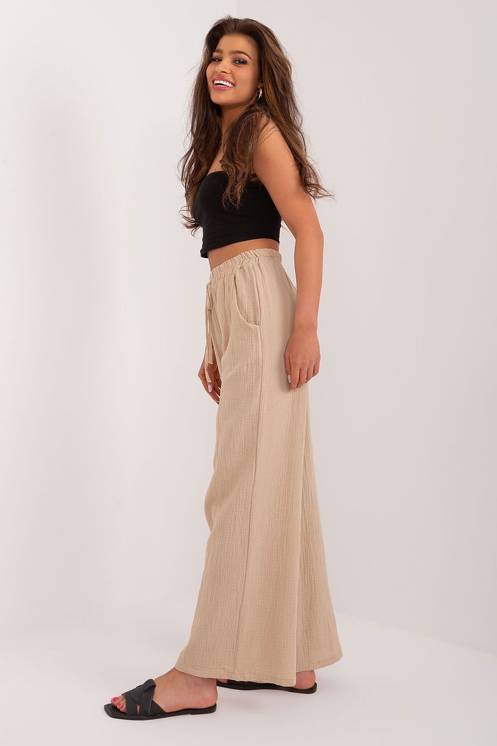  Pantalon femme model 194854 Italy Moda 