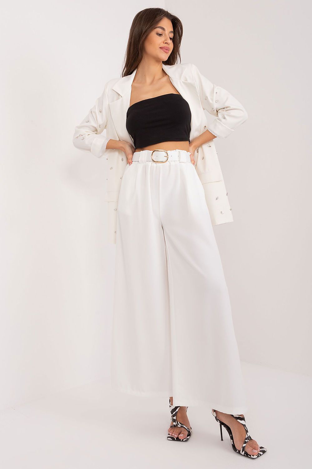  Pantalon femme model 195314 Italy Moda 