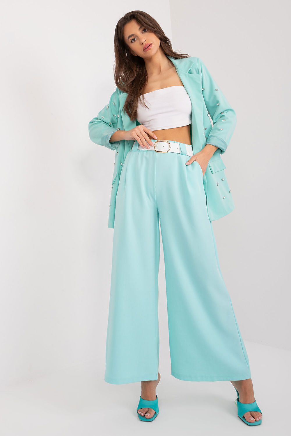  Pantalon femme model 195317 Italy Moda 
