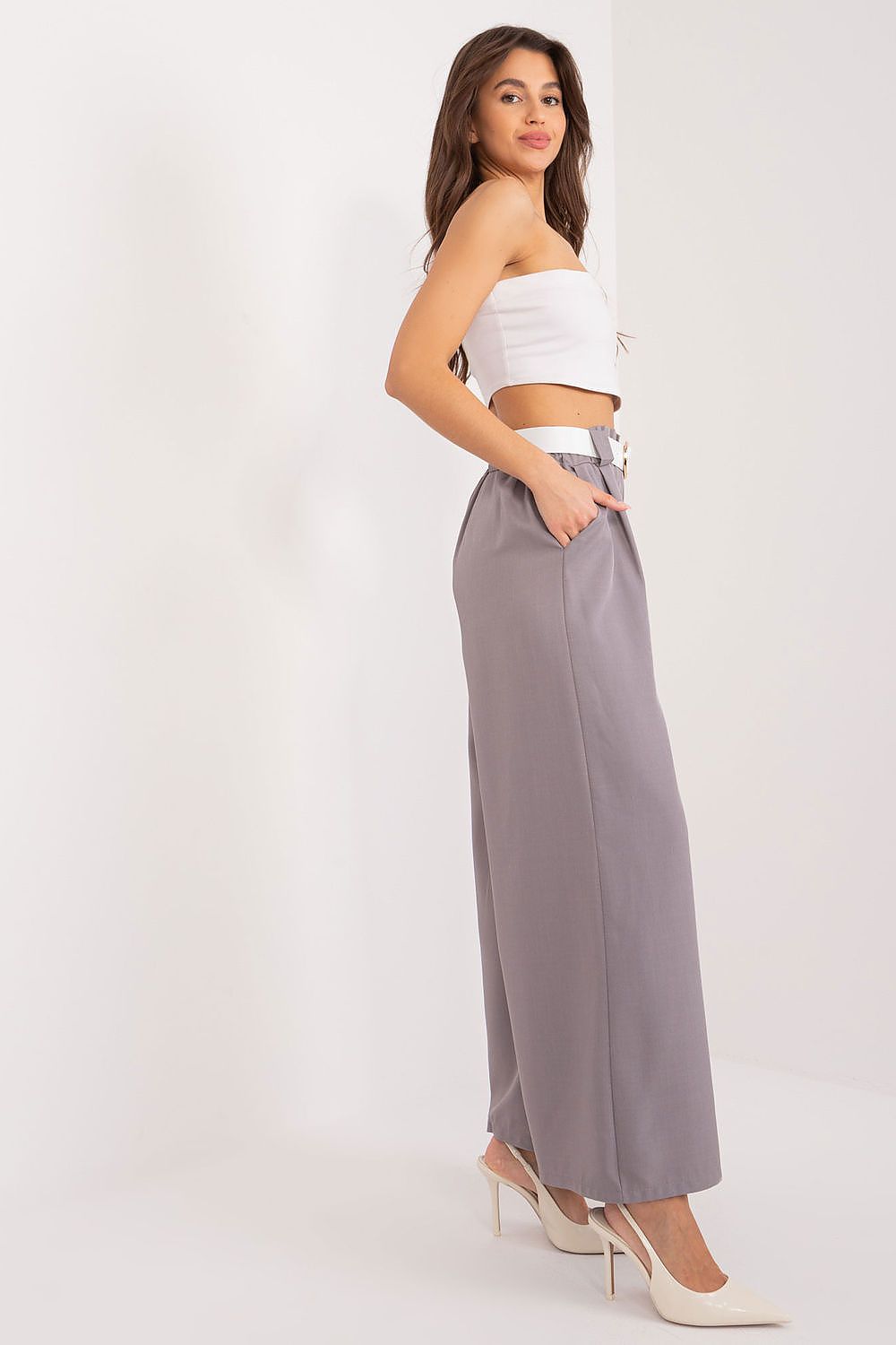  Pantalon femme model 195318 Italy Moda 
