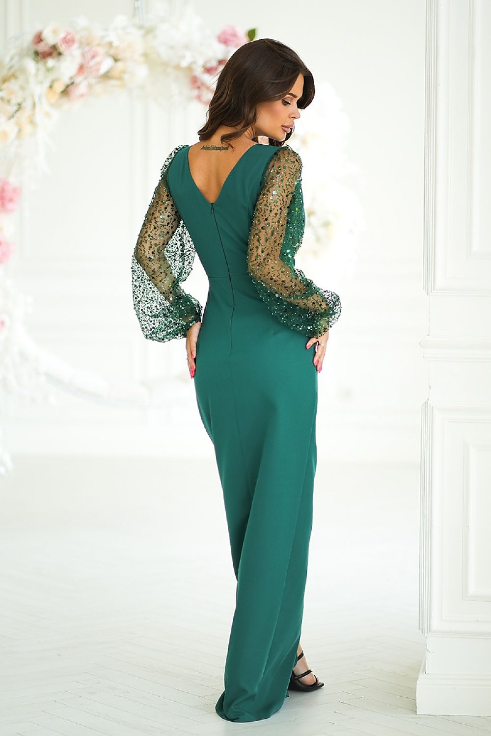  Robe longue model 199011 Bicotone 