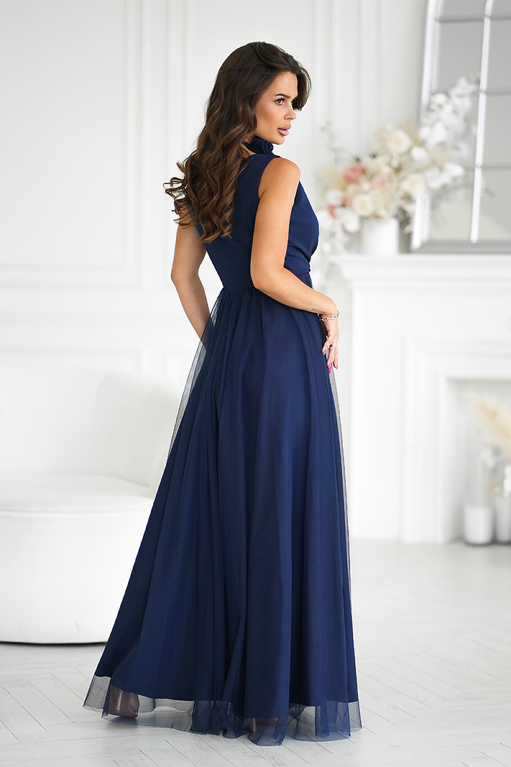  Robe longue model 199330 Bicotone 