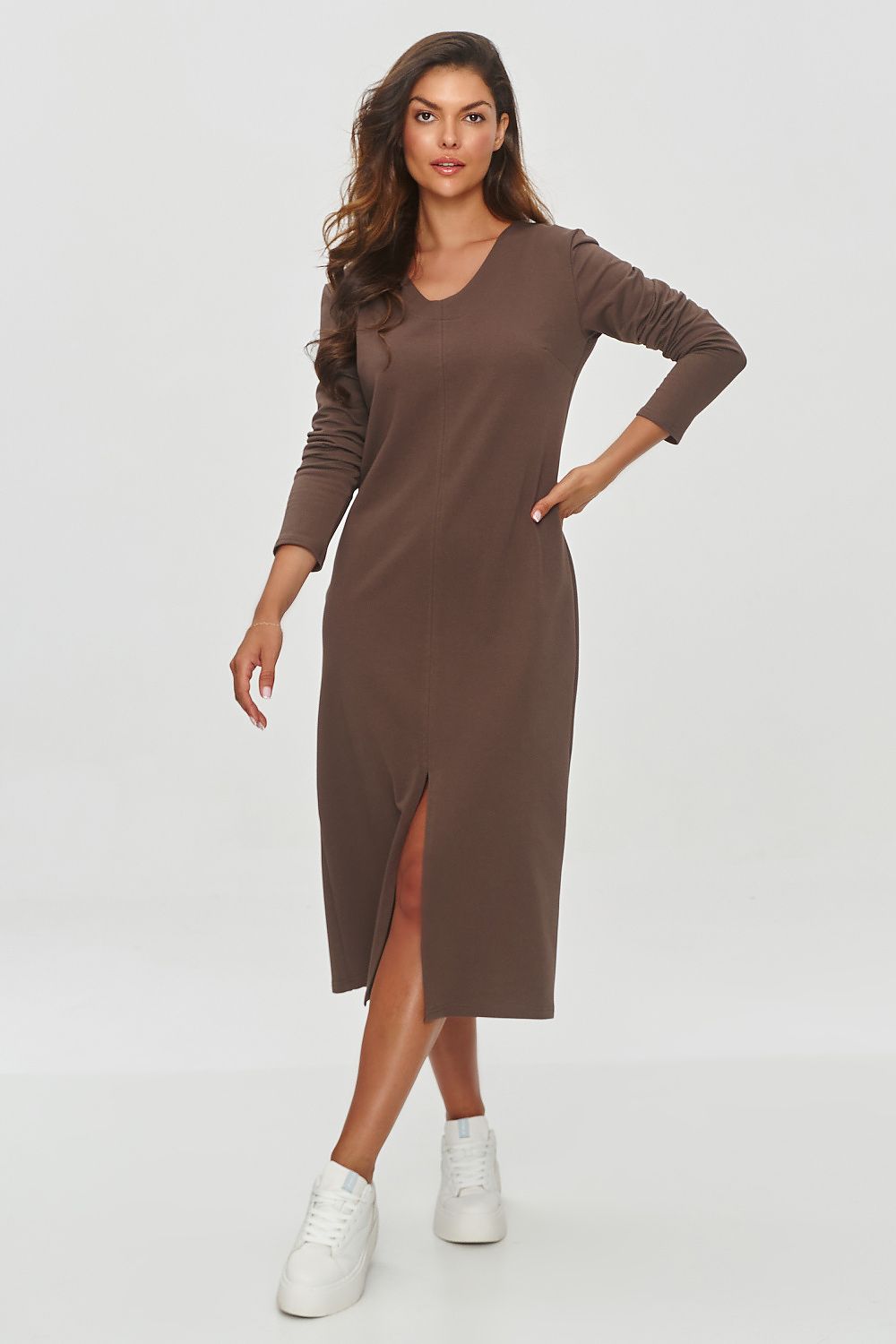  Robe de jour model 200063 Makadamia 
